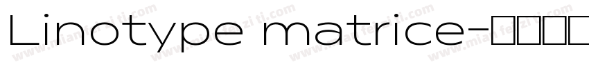 Linotype matrice字体转换